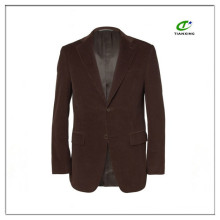 2016 popular dark brown mens corduroy blazer jacket